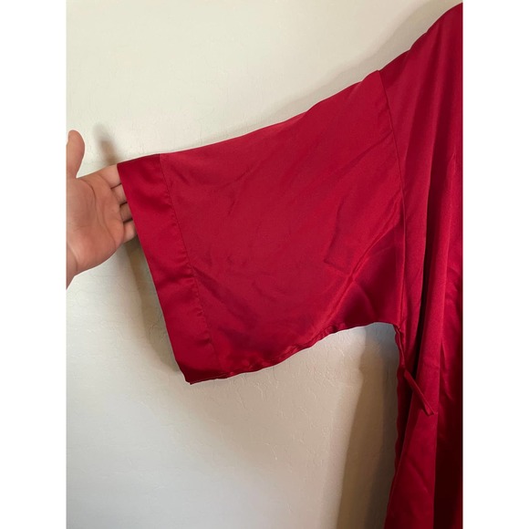 Victoria's Secret | Crimson Red Mini Wrap Robe Size XS/s - Picture 2 of 7